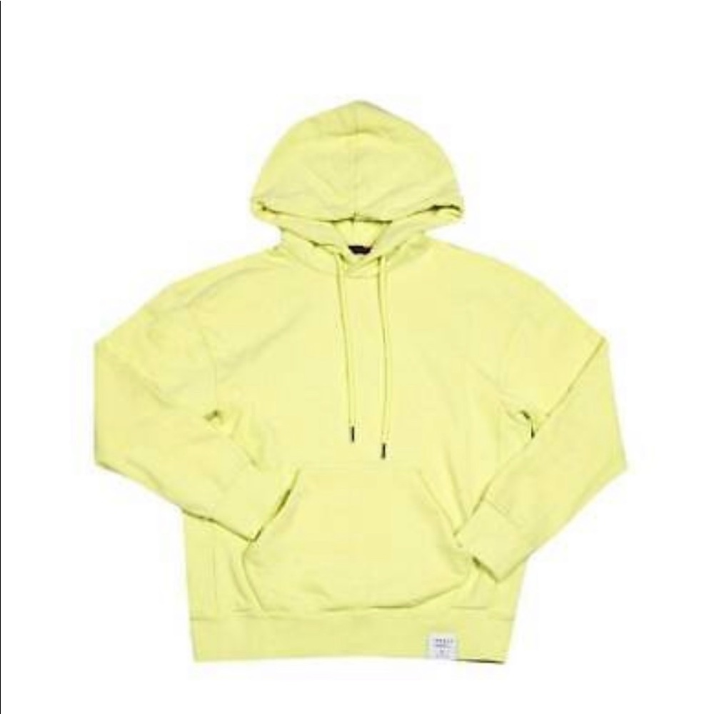 Mens Jordan Extra Large Heavyweight Black Cat Volt Washed Lime Green Hoodie